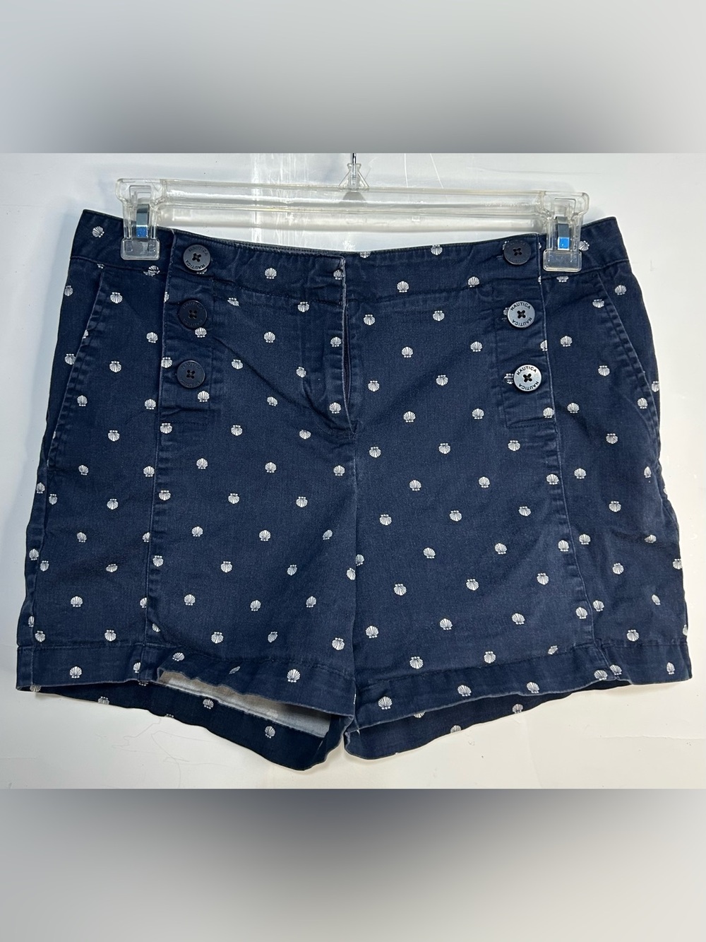 5‎ for $25🔥Nautica Navy Shell Print Nautical Shorts Size 6